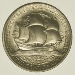 USA Silbermünze Half Dollar 1936 Long Island Silber 11,2 Gramm fein RAR
