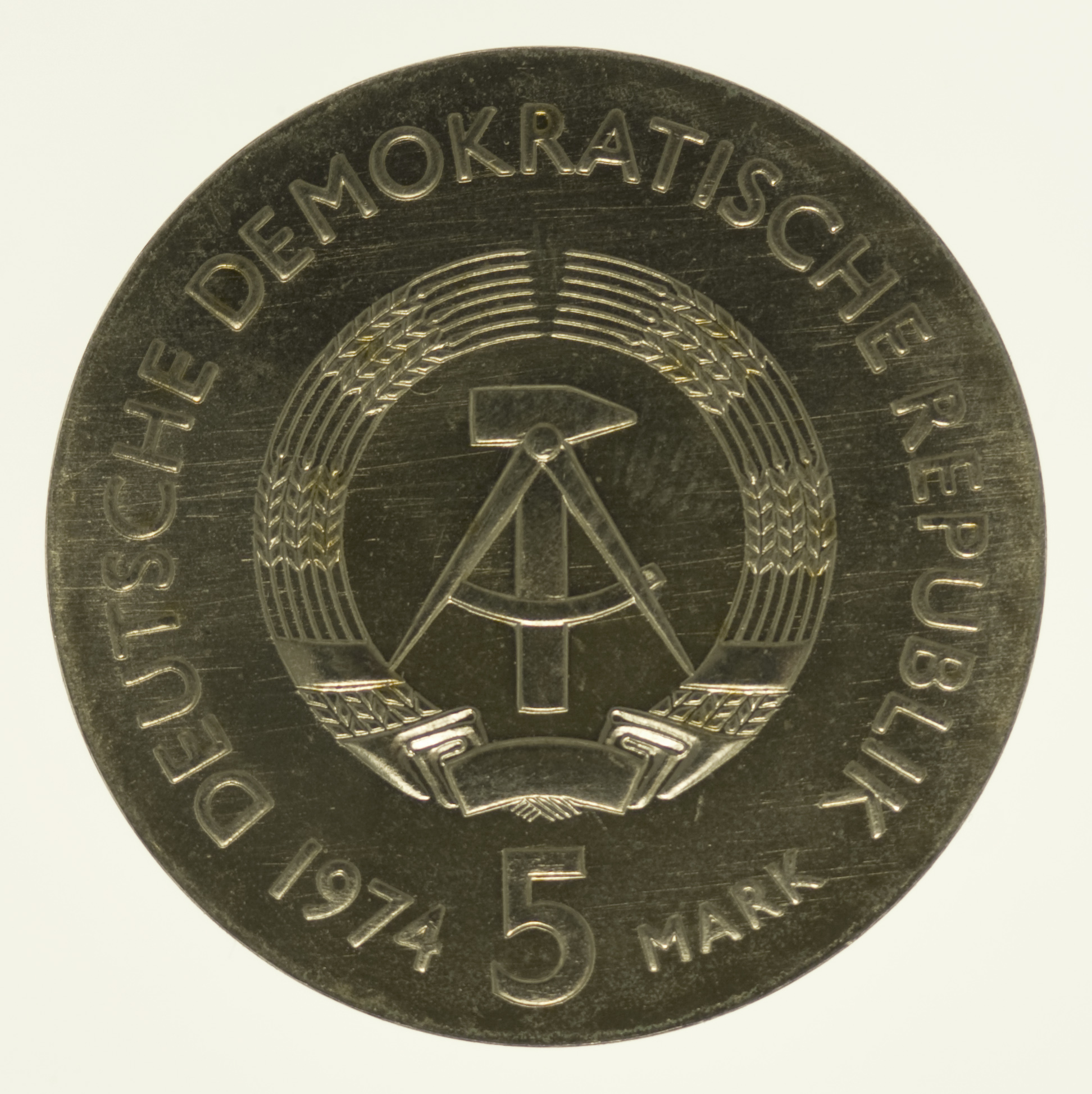 DDR 5 Mark 1974 Reis - pro aurum Numismatik