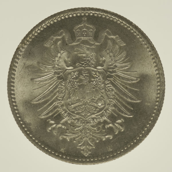deutsches-kaiserreich-ab-1871-deutsche-silbermuenzen - 1 Mark 1874 H