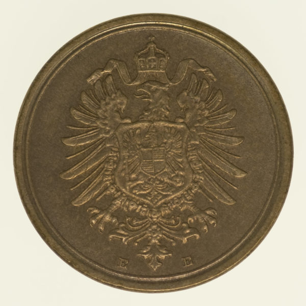 deutsches-kaiserreich-ab-1871-deutsche-silbermuenzen - 1 Pfennig 1889 E