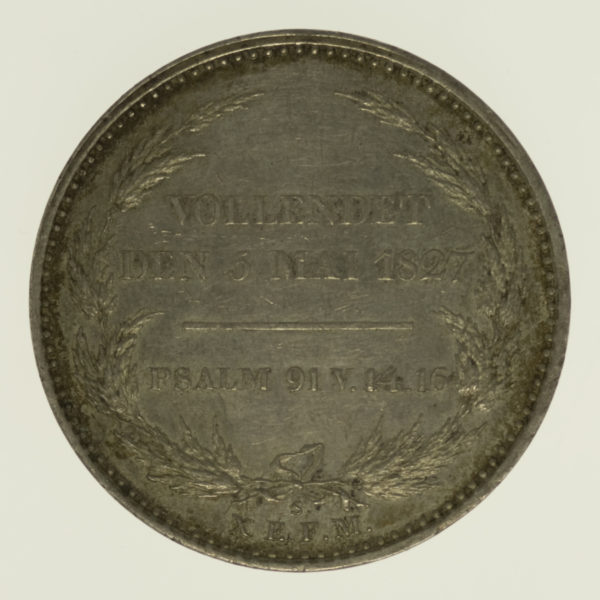 altdeutschland-deutsche-silbermuenzen - Sachsen Friedrich August I. Taler 1827