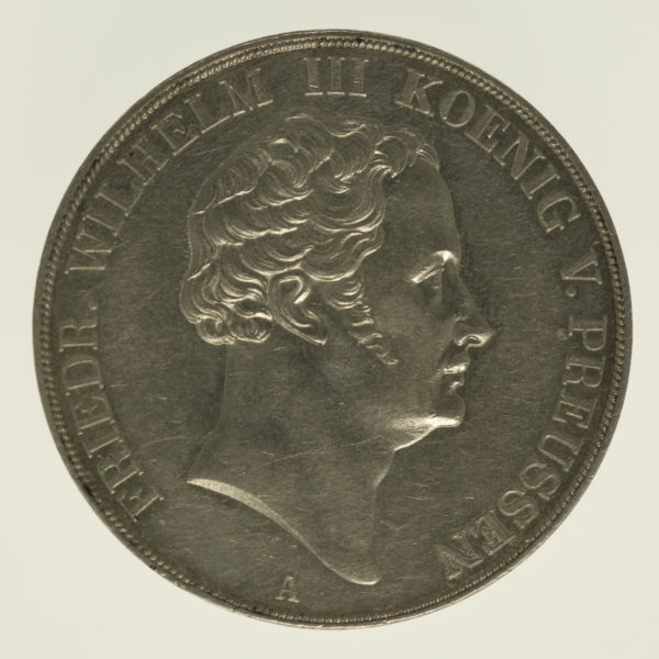altdeutschland-deutsche-silbermuenzen - Preussen Friedrich Wilhelm III. Doppeltaler 1839