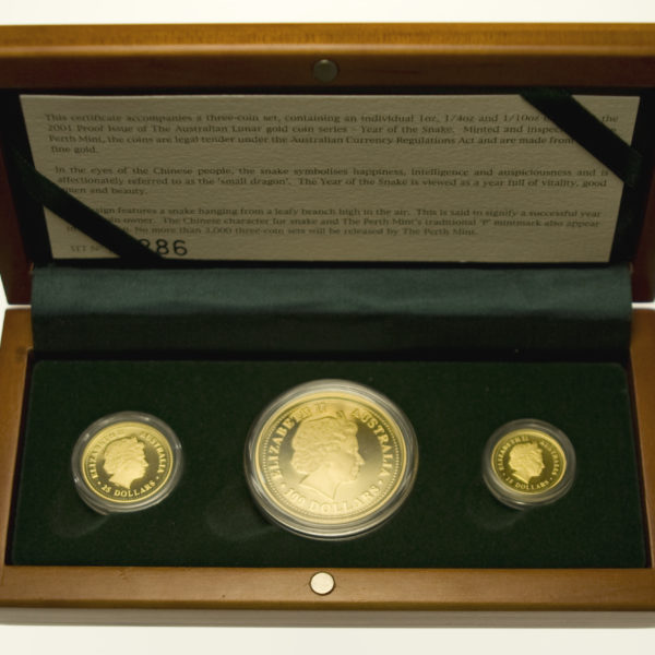australien - Australien Elisabeth II. Lunare Schlange Set 2001