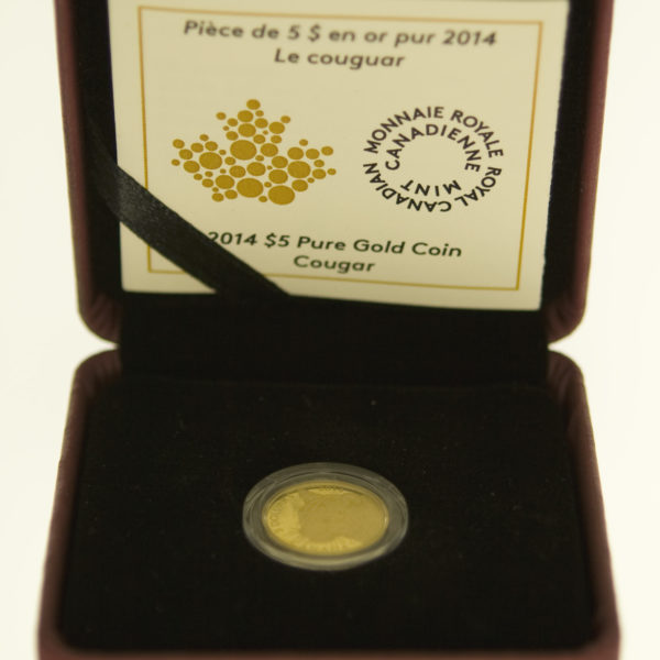 kanada - Kanada Elisabeth II. 5 Dollars Cougar 2014