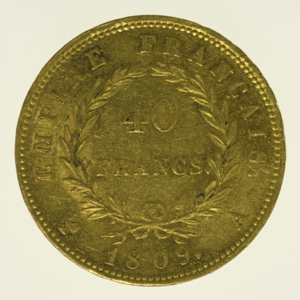 frankreich - Frankreich Napoleon I. 40 Francs 1809 A
