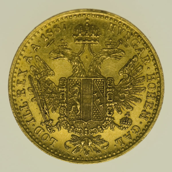 oesterreich - Österreich Kaiserreich Franz Joseph I. Dukat 1887