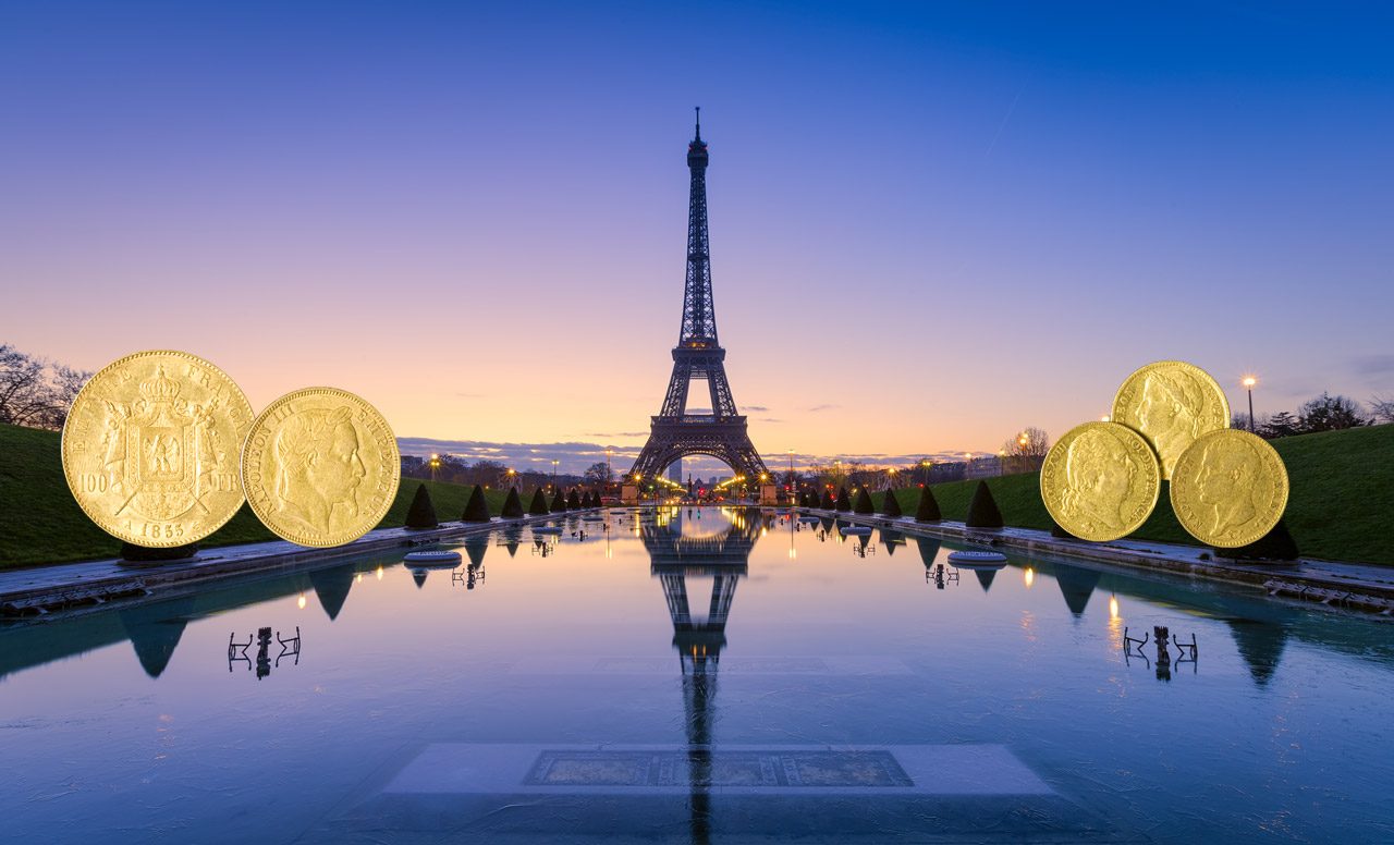 frankreich - Historische Münzen aus Frankreich: Freiheit, Gleichheit, Brüderlichkeit – und Sicherheit mit Gold