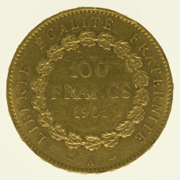 frankreich - Frankreich 100 Francs 1901 A