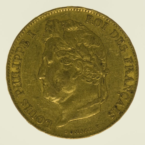 frankreich - Frankreich Louis Philippe I. 20 Francs 1834 B