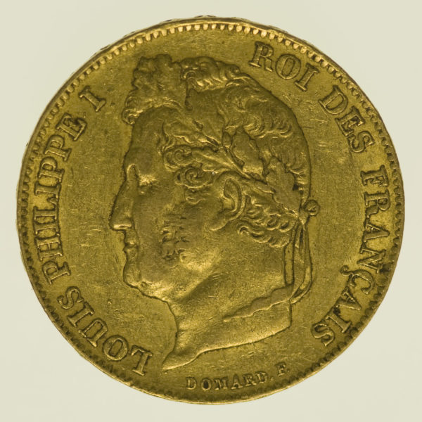 frankreich - Frankreich Louis Philippe I. 20 Francs 1834 B