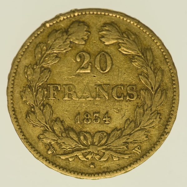 frankreich - Frankreich Louis Philippe I. 20 Francs 1834 W