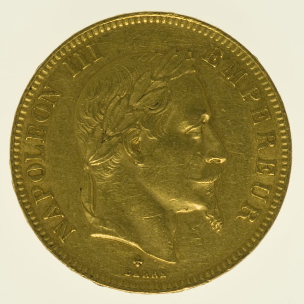 frankreich - Frankreich Napoleon III. 100 Francs 1862 BB