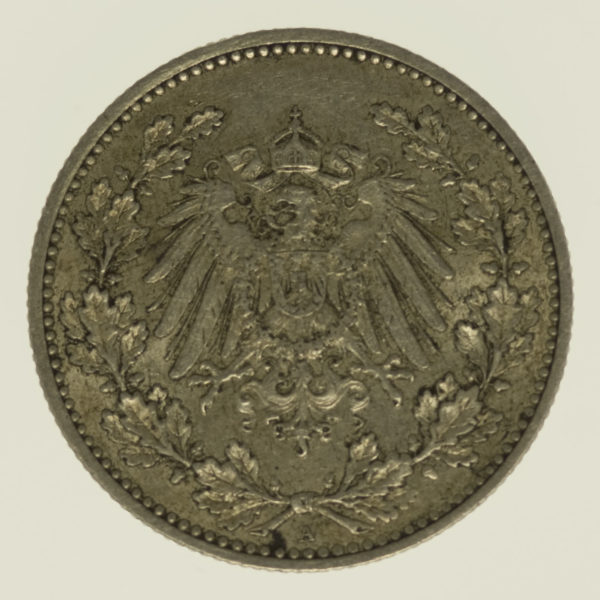 deutsches-kaiserreich-ab-1871-deutsche-silbermuenzen - 50 Pfennig 1898 A