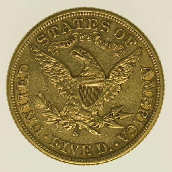 usa - USA 5 Dollars 1899 S Liberty / Kopf