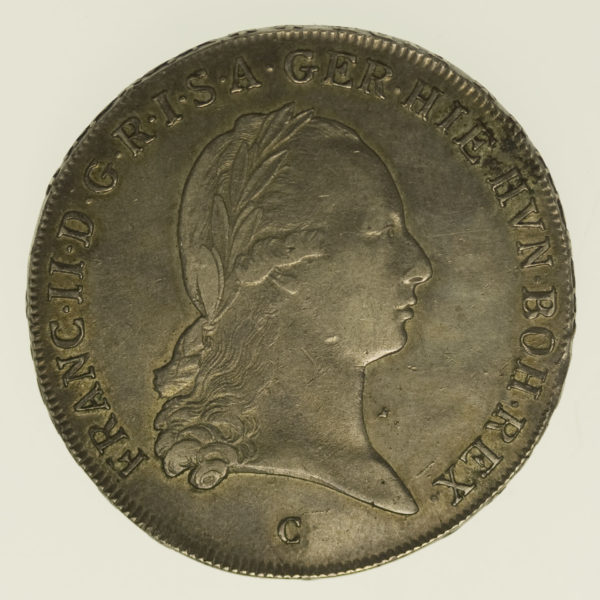 oesterreich-silbermuenzen-uebriges-europa - Österreich RDR Franz II. Kronentaler 1797 C