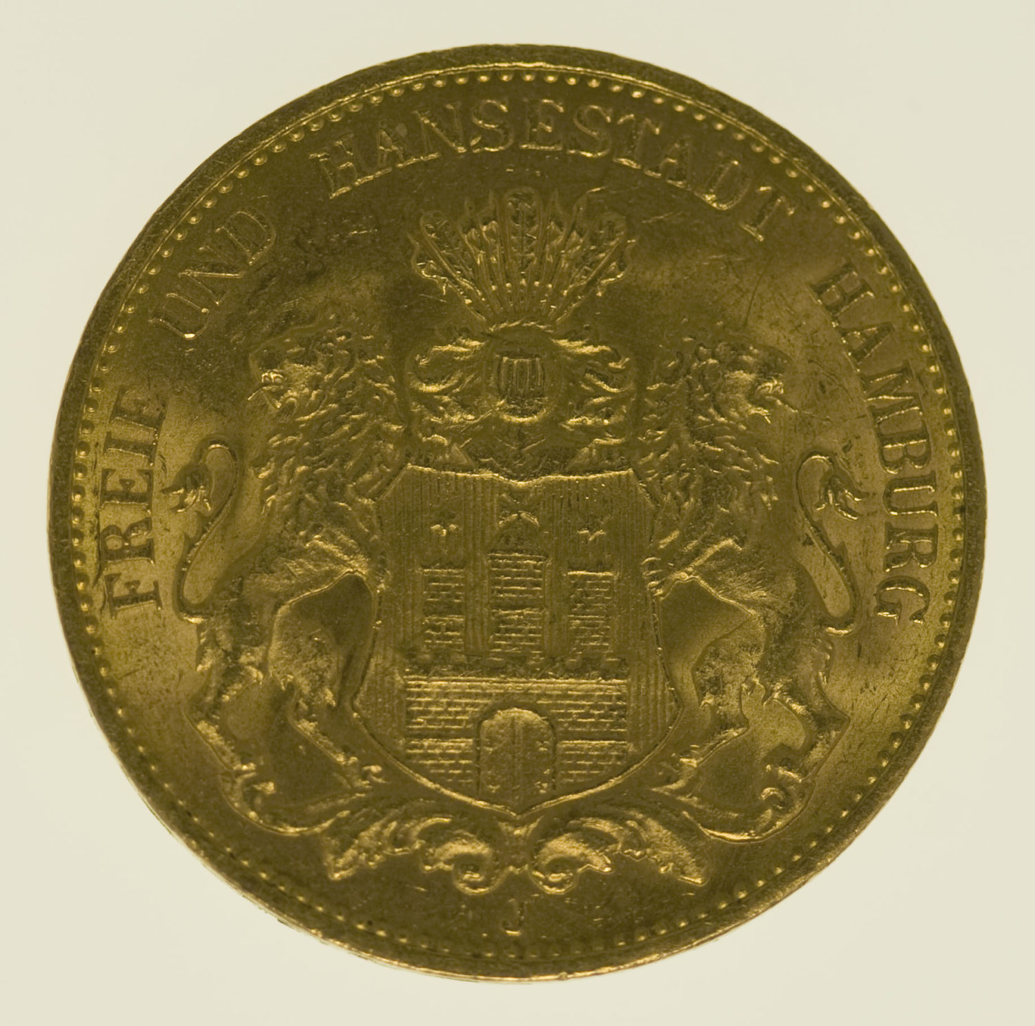 Sonderaktion: Kaiserreich 20 Mark Gold aus Hamburg