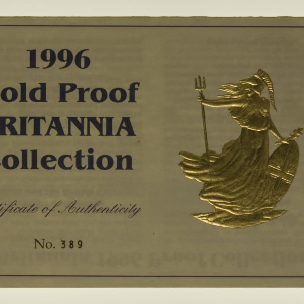 grossbritannien - Großbritannien Elisabeth II. Britannia proof Set 1996