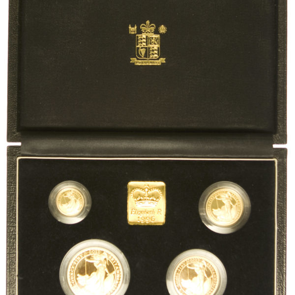 grossbritannien - Großbritannien Elisabeth II. Britannia proof Set 1996