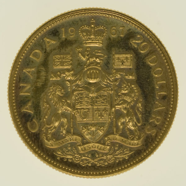 kanada - Kanada Elisabeth II. 20 Dollars 1967