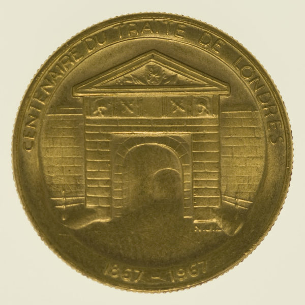 luxemburg - Luxemburg Jean Goldmedaille 1967