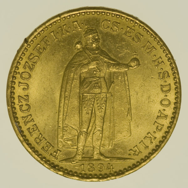 ungarn - Ungarn Franz Joseph I. 20 Kronen 1894