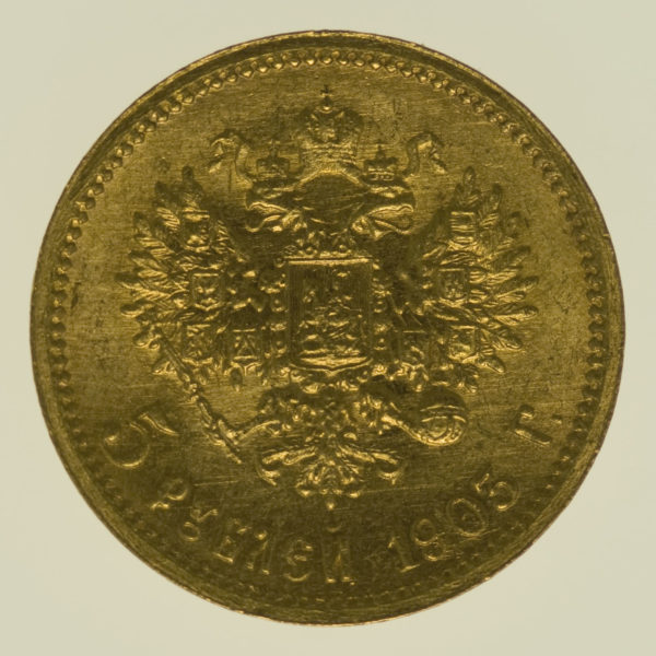 russland - Russland Nikolaus II. 5 Rubel 1903