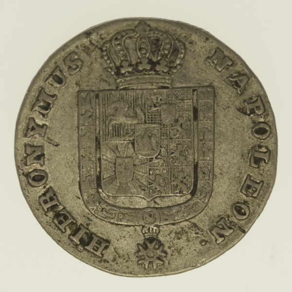 altdeutschland-deutsche-silbermuenzen - Westfalen Hieronymus Napoleon 1/6 Taler 1812