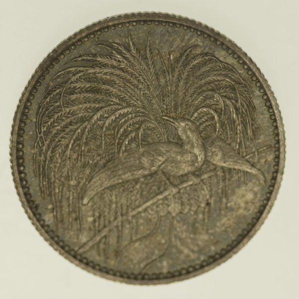 deutsche-kolonien-deutsche-silbermuenzen - Deutsch Neu Guinea Wilhelm II. 1/2 Mark 1894
