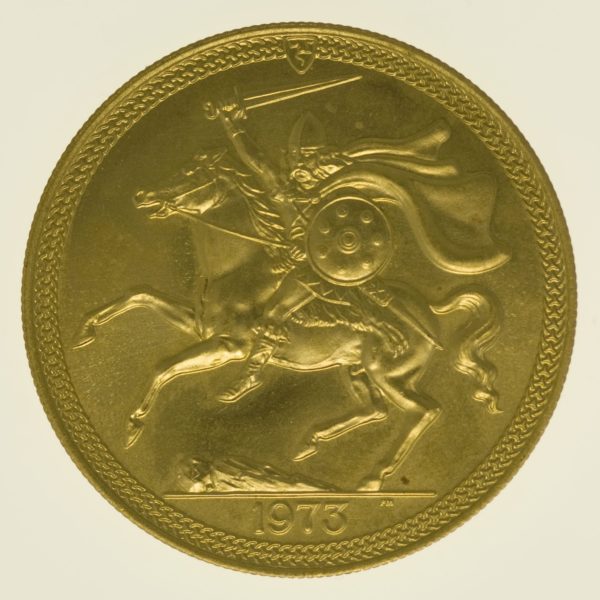 isle-of-man - Isle of Man Elisabeth II. 4 Coin Set 1973