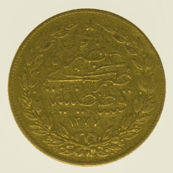 tuerkei - Türkei Abdul Aziz 100 Kurush 1865