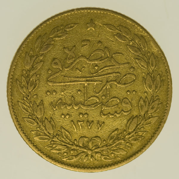tuerkei - Türkei Abdul Aziz 100 Kurush 1865