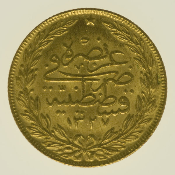 tuerkei - Türkei Muhammad V. 100 Kurush 1918
