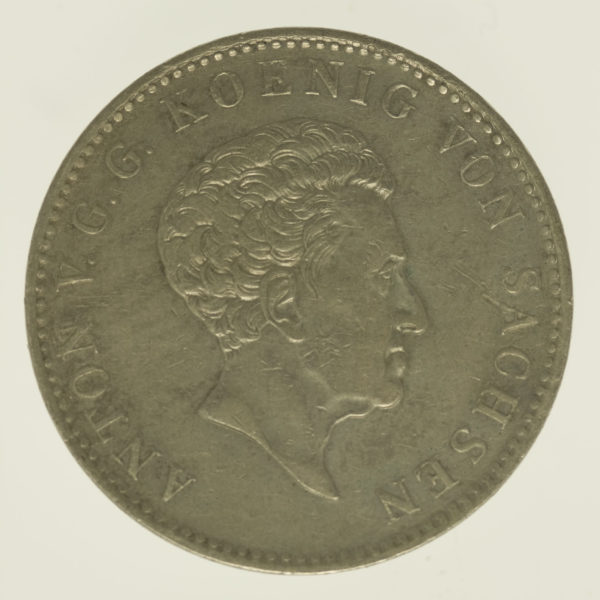 altdeutschland-deutsche-silbermuenzen - Sachsen Anton Taler 1832