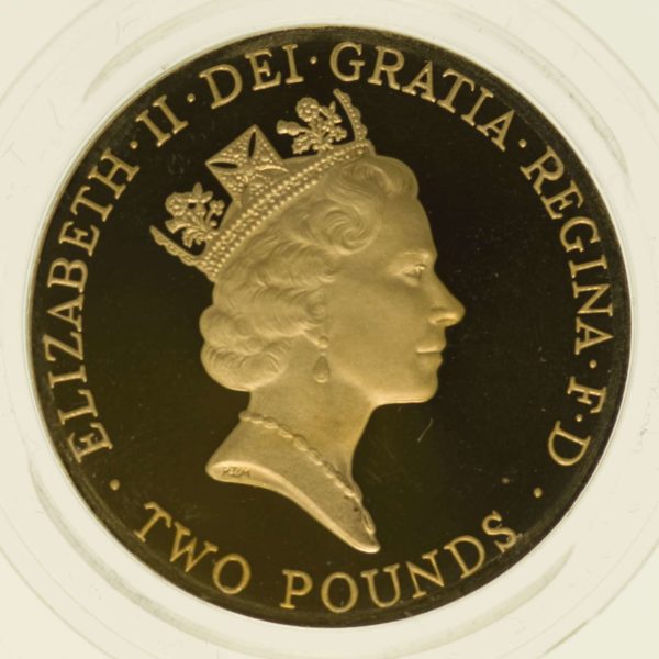 grossbritannien - Großbritannien Elisabeth II. 2 Pounds 1996