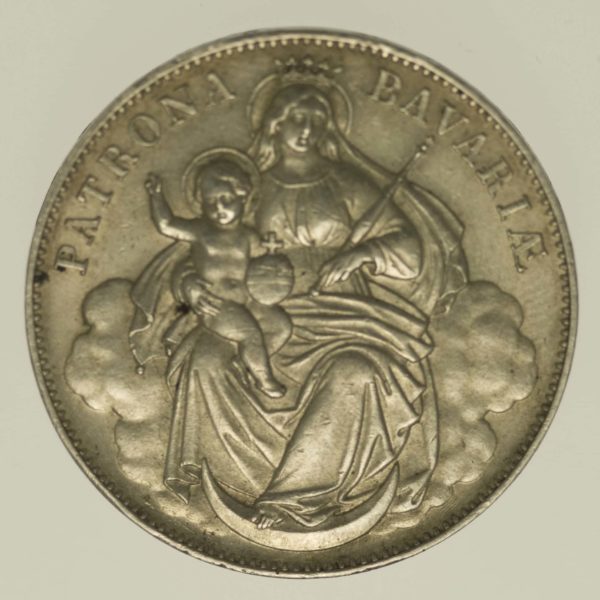 altdeutschland-deutsche-silbermuenzen - Bayern Ludwig II. Vereinstaler o.J.
