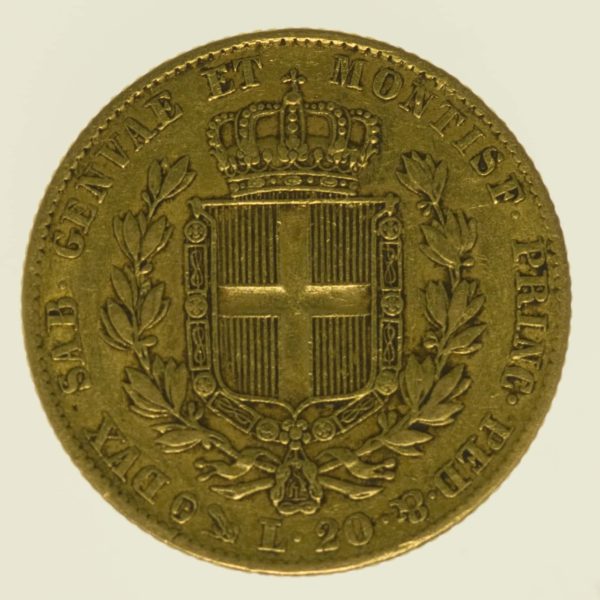 italien - Italien Sardinien Karl Albert 20 Lire 1836