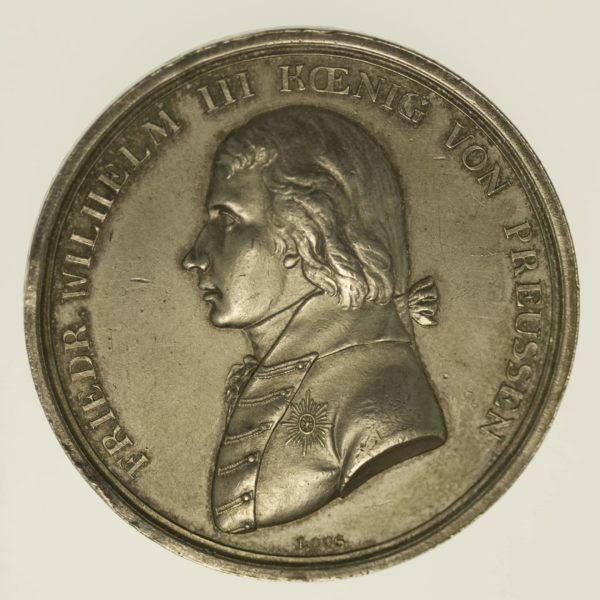 altdeutschland-deutsche-silbermuenzen - Preussen Friedrich Wilhelm III. Silbermedaille 1798