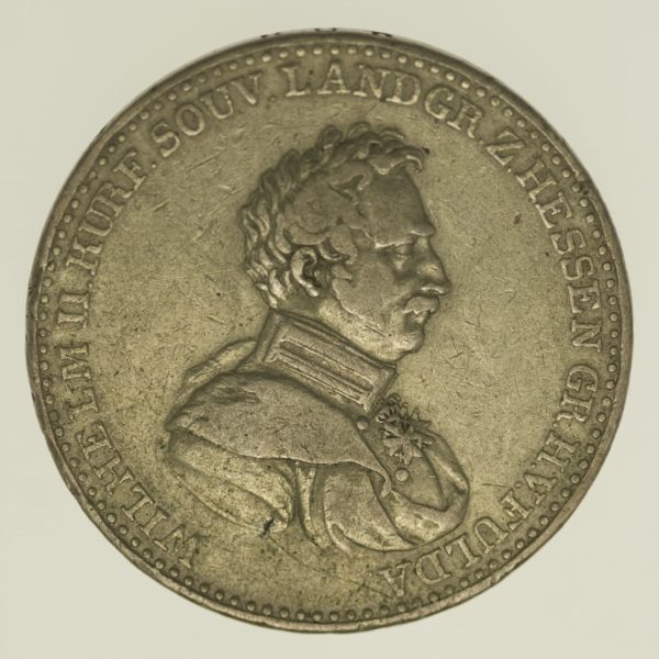 altdeutschland-deutsche-silbermuenzen - Hessen Kassel Wilhelm II. Taler 1822