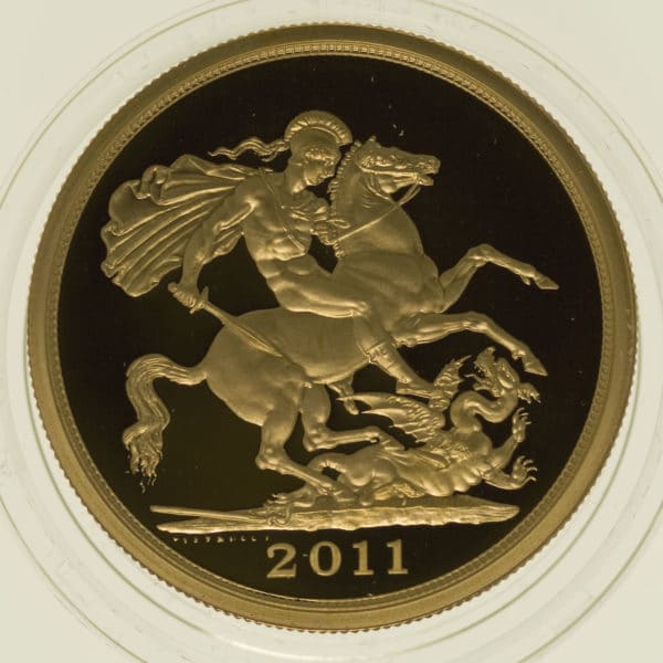 grossbritannien - Großbritannien Elisabeth II. Proof Sovereign Five-Coin Set 2011