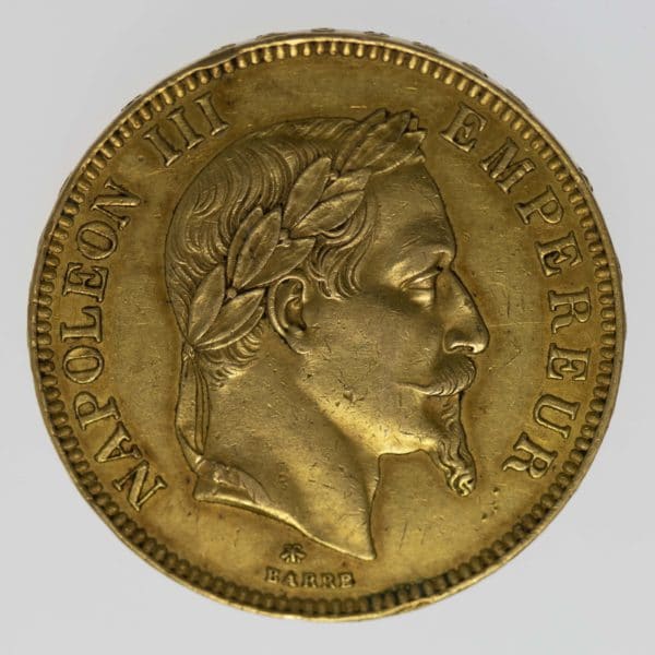frankreich - Frankreich Napoleon III. 100 Francs 1867 A