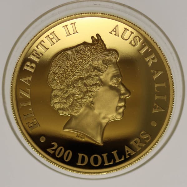 australien - Australien Elisabeth II. 200 Dollars 2014 2 OZ High Relief