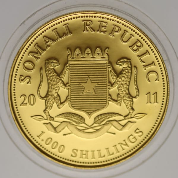 somalia - Somalia African Wildlife 1.000 Shillings 2011 Elephant