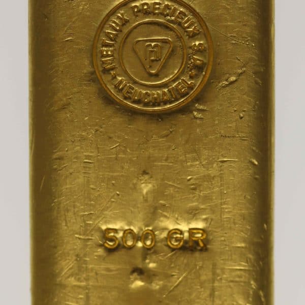 goldbarren - Goldbarren 500 Gramm Schweiz Métaux Précieux S.A. Metalor