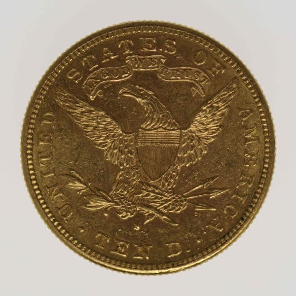 usa - USA 10 Dollars 1889 S Liberty / Kopf