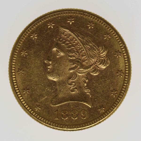 usa - USA 10 Dollars 1889 S Liberty / Kopf