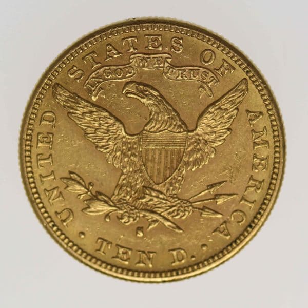 usa - USA 10 Dollars 1889 S Liberty / Kopf