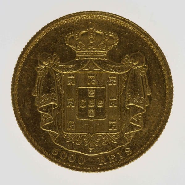 portugal - Portugal Ludwig I. 5000 Reis 1889