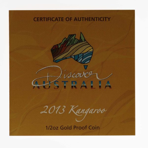 australien - Australien Elisabeth II. 50 Dollars 2013 Discover Kangaroo 1/2 OZ