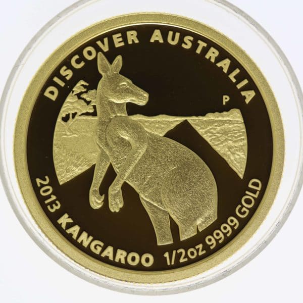 australien - Australien Elisabeth II. 50 Dollars 2013 Discover Kangaroo 1/2 OZ