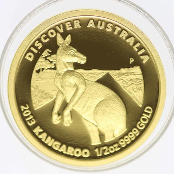 australien - Australien Elisabeth II. 50 Dollars 2013 Discover Kangaroo 1/2 OZ